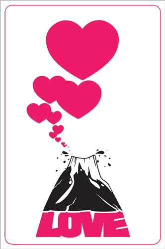 love volcano image